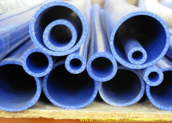 Tuyau en silicone vierge 100% extrudé, résistant aux hautes températures, renforcé par tresse polyester pour rouleau corona