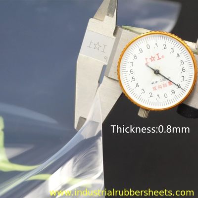 Food Grade High Transparent Silicone Sheet and Film with 0.1-1.5mm Thickness