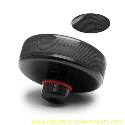 Pad Jack en caoutchouc noir pour l'application du jack de voiture avec absorption des chocs