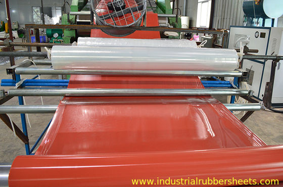 Translucent Color 3 Mm Thick Fabric Reinforced Silicone Rubber Sheet and Silicone Roll for High Temperature Applications
